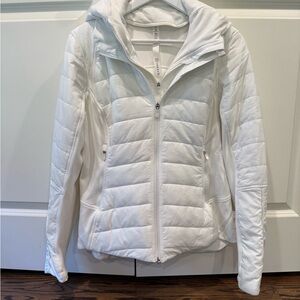 Lululemon Athletica White Extra Mile Jacket